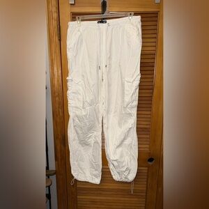 Charlotte Russe White Cargo Pants